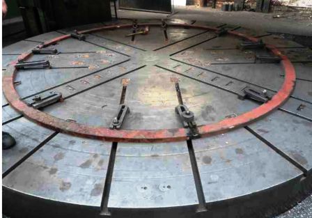 Eaves gasket ring machining